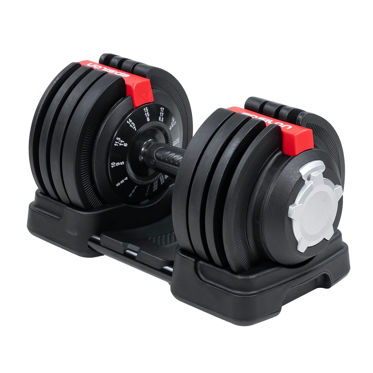 Justerbar hantel, skivstång och kettlebell 2,5 - 24 kg 