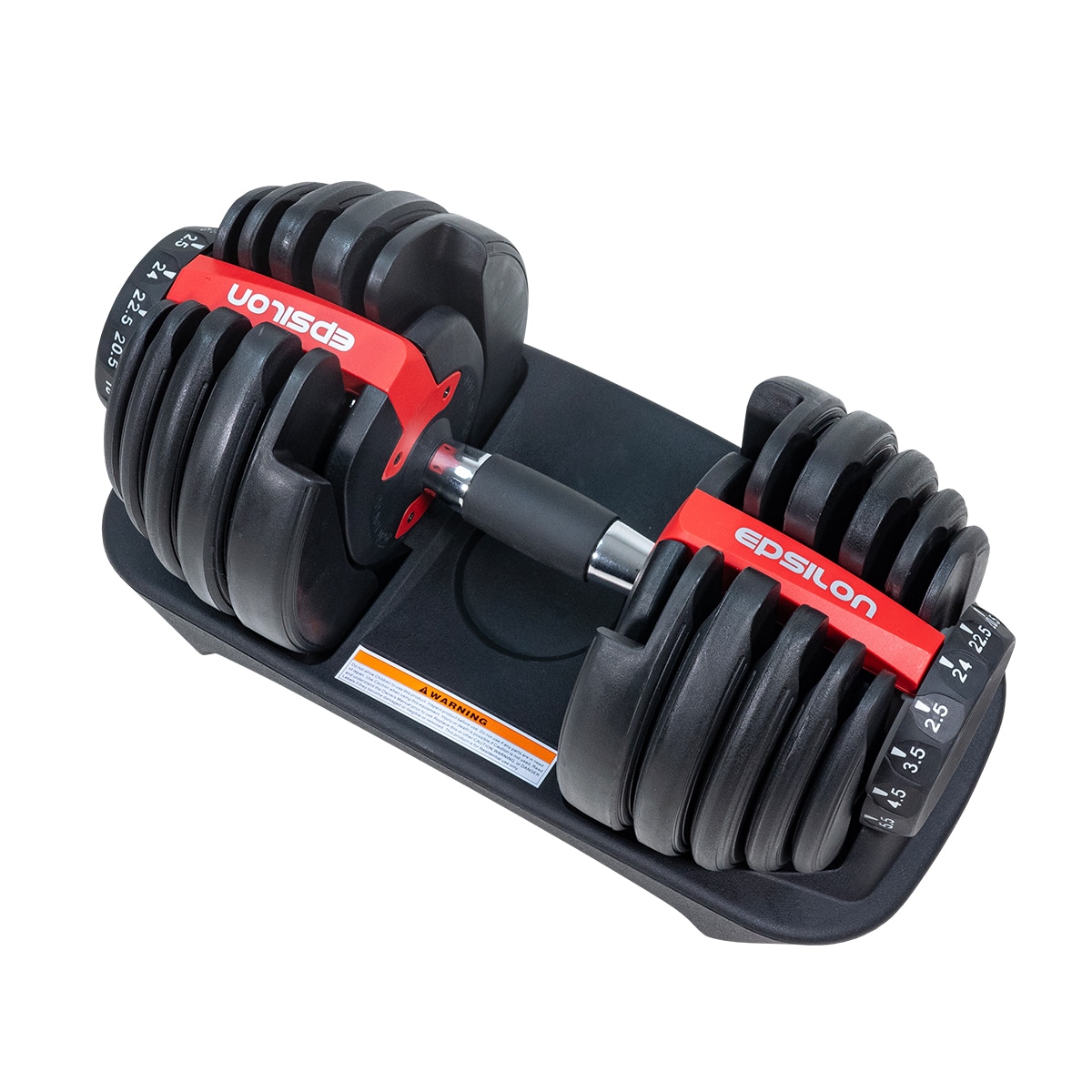 2 kpl säädettävät käsipainot, 2,5–24 kg