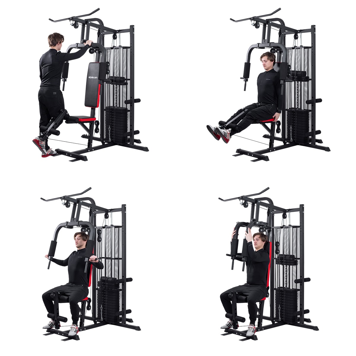 Kotikuntokeskus Multigym 2000 - 100 kg painot