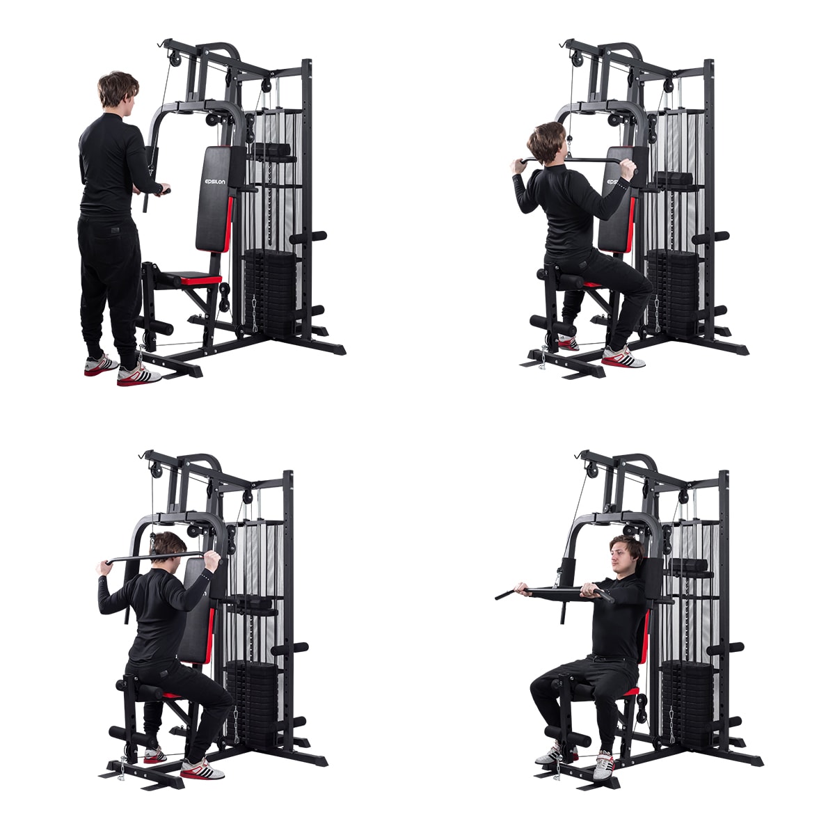 Kotikuntokeskus Multigym 2000 - 100 kg painot