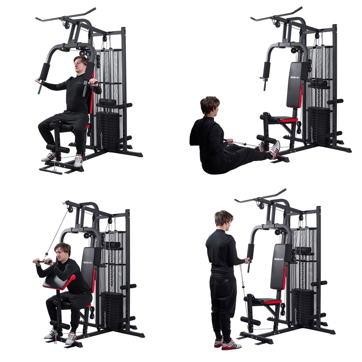 Kotikuntokeskus Multigym 2000 - 100 kg painot