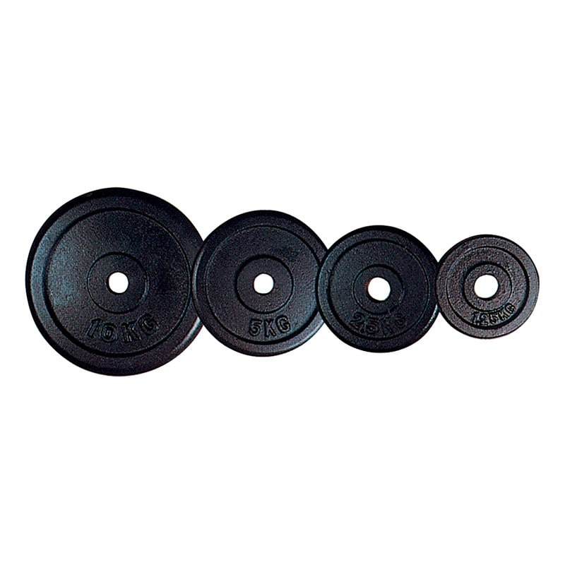 Setti 2 x levypaino, valurauta 1–25 kg